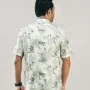Digital Printed Premium Short Sleeve Shirt - (Lemon)