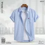 Remi Cotton Premium Short Sleeve Shirt - (Sky blue)