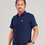 Remi Cotton Premium Short Sleeve Shirt - (Navy blue)