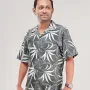 Premium Short Sleeve Cuban Collar Shirt - (Off black)