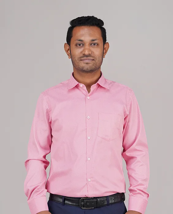 Premium Cotton Full Sleeve Formal Shirt - (Onion Pink)