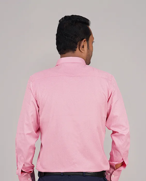 Premium Cotton Full Sleeve Formal Shirt - (Onion Pink)