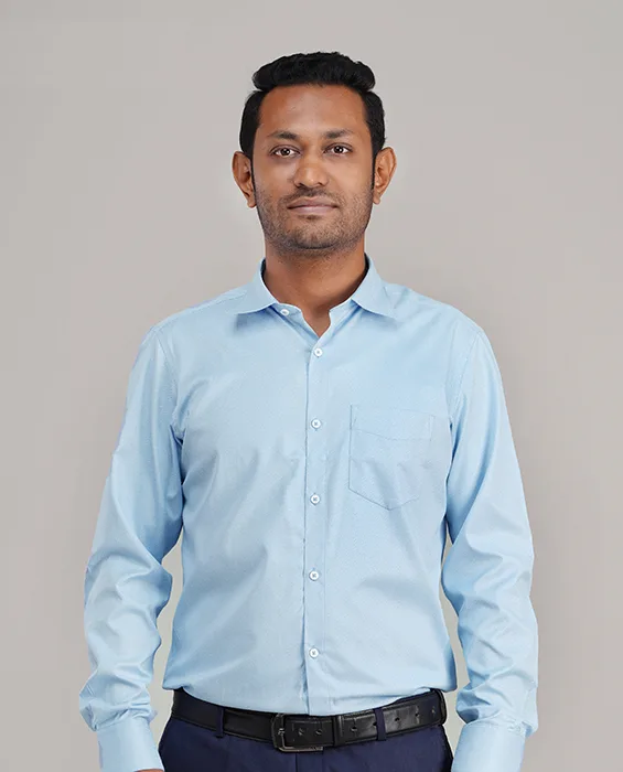 Premium Cotton Full Sleeve Formal Shirt - (Sky Blue)