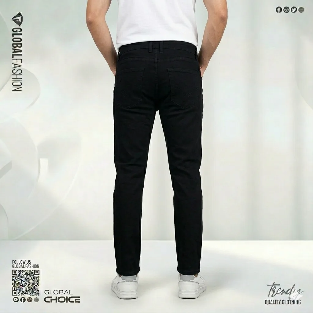 Premium Quality U.S. POLO Denim Pant - (Z-Black)