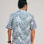Premium Short Sleeve Cuban Collar Shirt - (Sky blue)