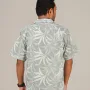 Premium Short Sleeve Cuban Collar Shirt - (Ash)