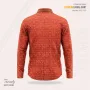 Premium Imported Cotton Full Sleeve Shirt - (Copper Orange)