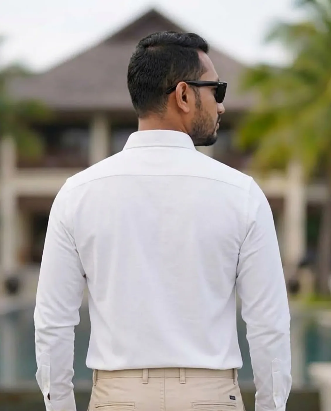 Men's Premium Cotton Full Sleeve Shirt - (White)