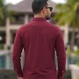 Men's Premium Cotton Full Sleeve Shirt - (Maroon)