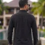 Men's Premium Cotton Full Sleeve Shirt - (Black)