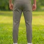 Premium Chinese Dubi Fabric Trousers - (Olive-grey)