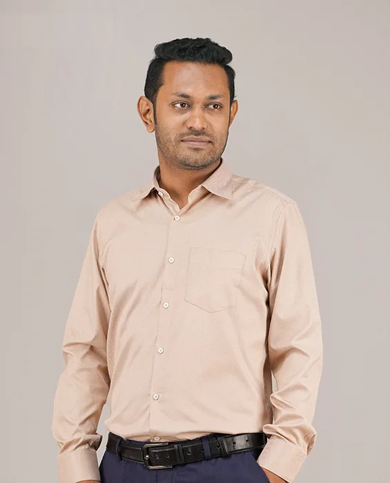 Premium Cotton Full Sleeve Formal Shirt - (Beige)