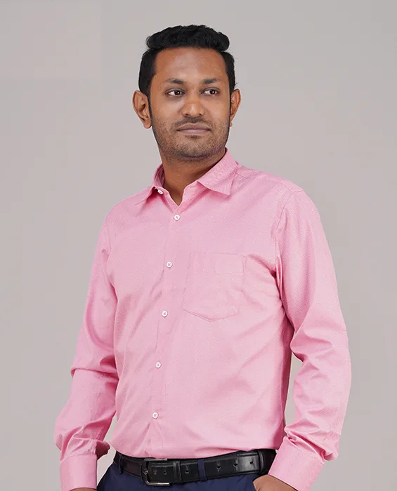Premium Cotton Full Sleeve Formal Shirt - (Onion Pink)