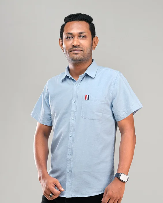 Remi Cotton Premium Short Sleeve Shirt - (Sky blue)